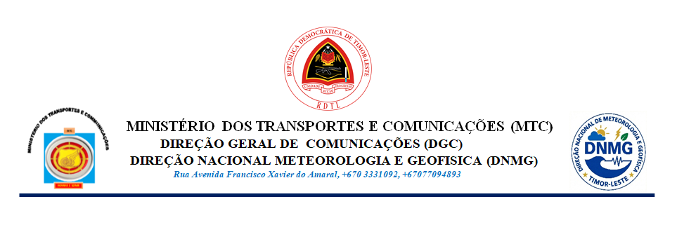 Previzaun Tempu ba Fim de Semana, inklui Segunda-Feira (19-21 Setembru 2026)