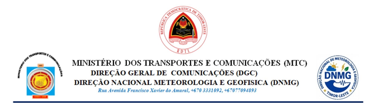 ATUALIZASAUN-ALERTA BA KUALIDADE AR NE'EBE SEI PIOR LIU TAN IHA LORON SEXTA-FEIRA no SABADO (16-17/10/2026) IHA TERRITORIU TIMOR LARAN TOMAK KOMPARA HO LORON HIRAK LIU BA